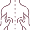 Pictogramme de massage du dos